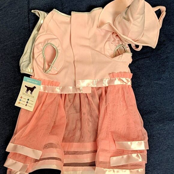 Martha Stewart Pets Pink Witch Costume Dress With Hat Dog Size L NWT - Picture 2 of 5